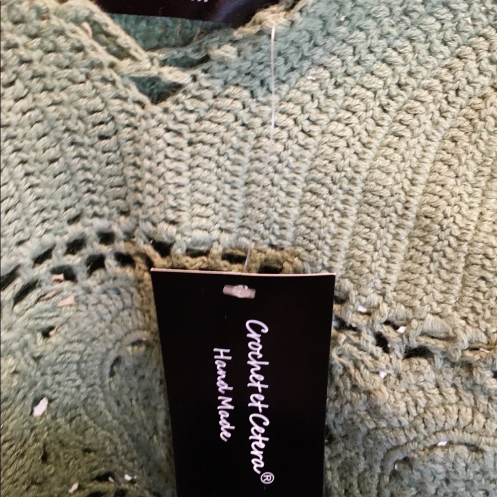 Hand crocheted cami